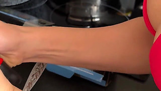 Cooking in a Micro Bikini - Too Hot for the Kitchen