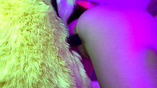 Strapon fetish lesbians get bukkake