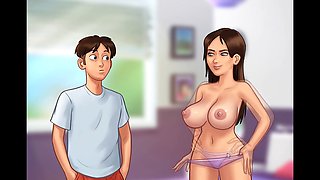 Poked, step sister, full naked