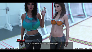 Stranded in Space - Petite Brunette Can't Stop Looking at Busty MILFs Tits