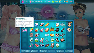 Huniepop 2 - Double Date - Part 3 Sexy Girl with Bikini New by Loveskysan