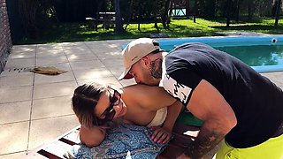 ANAL CREAMPIE FOR MY SISTER-IN-LAW'S BIG ASS, WITH A VIEW