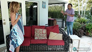 In her comeback scene, Jodi West, 61, fucks very young cock