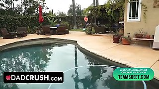 Dad Crush - sweet daughter-in-law easing stepdaddy\u2019s pressure
