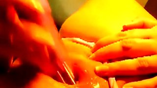 Webcam girl uses sex toy on her wet puffy pussy.