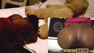 Real amateurs big butt ebony GF pounded