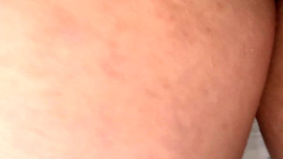 Abundant Cumshot in the Hot Girl's Ass