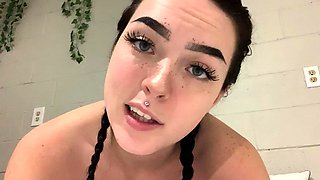 Small titted brunette amateur anal nailed at home