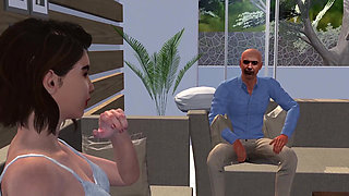 Step Daughter Pounded by Step-dad
