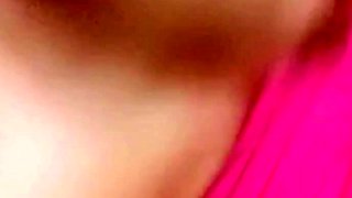 Pink haired Asian hairy pussy masturbation