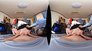 Extreme Ass to Mouth Asian Threesome Hardcore