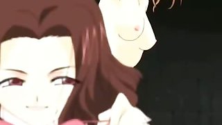 First sex for a cute anime gal