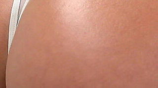 Petite Teen Masseuse with Perfect Ass Oiled and Fucked by a Horny Client