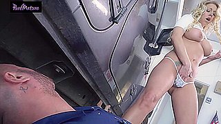 Uses Her Pussy To Get A Discount On Her Car Repair With Katie Morgan