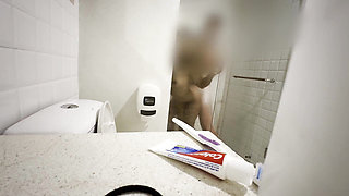 Catching My Step-sister Touching Herself in the Shower and Let Me Fuck