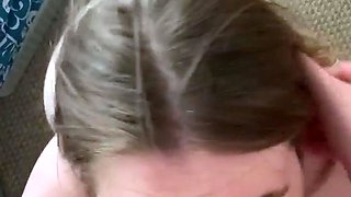 Amateur teen blowjob and cumshot from a guy