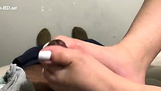 White Toes FootJob - Ruthssoftsoles