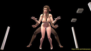 Aerith Cheats Cloud With Stranger Doggy Position