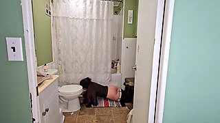 She Battles the Invisible Man