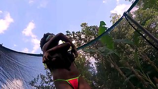 SLUTTY EBONY LESBIANS ditched their boyfriends for toy