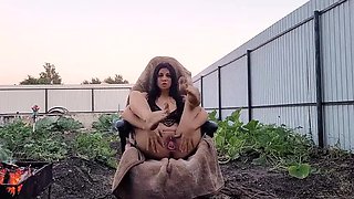 KristinaSlut Rough Outdoor Fisting & Gaping Hole - Russian Anal Prolapse & Squirting