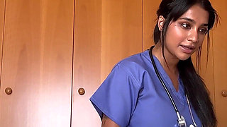 Big Ass Nurse Pumps Her Patient's Milk When the Doctor Is Not There- Yasmina Khan