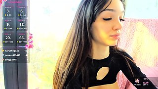 Chubby Brunette Big Boobs Dildo Masturbation