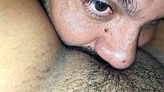 Husband Cleans Creampie Eating the Bull's Warm Cum