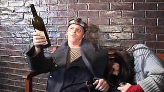 Big-Tits Babes in Fishnets Take Hard Anal from Ian Tate