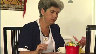 The Old Woman Watches Them While They Fuck in Front of Her Eyes