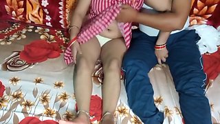 Indian Beautiful Step Aunty Having Romance - Hindi Sex