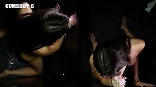 Mia Taylor gets messy in a gloryhole cum swapping session