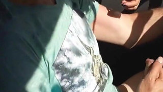 Unknown Teen Masturbates Me in My Car on the Street