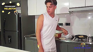 New Cuckold Neighbor Came For A Shower - She Liked My Cum In Her Pussy