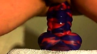 Anal Fun with Flint the Bad Dragon Amateur Gay Fisting Vide