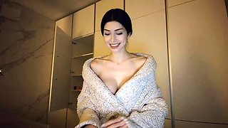 Hottest brunette solo webcam masturbation 2