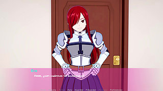 My Waifu Wants to Become a Pornstar - Casting Porn with Beautiful Erza