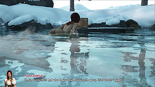 Conan Fucks Saoirse in Hot Springs - Squeezes Her Massive Tits & Pounds Her Fat Ass in Steamy Water