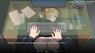 Naruto: Kunoichi Trainer - Big Ass Blonde Secretary Teen Has Public Office Sex At Work With A Big Dick Co Worker