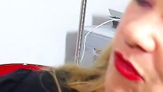 Mature woman helps german couple to get their sex life under control again