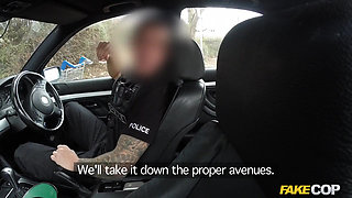 Fake Cop - Busty Blonde Fucked in Junk Yard