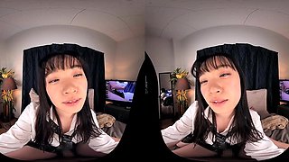 Alluring Japanese vixen indulges in sensual POV adventures with fiery passion