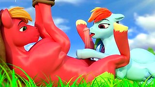 Clopician - Rainbow Dash Sucks Off Big Mac