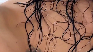 Milk.blowjob and Cock Riding. Best Sexy Morning. Moaning Busty Brunette MILF