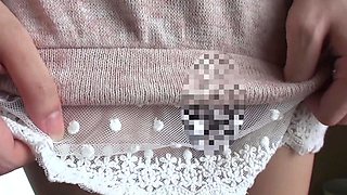 Amateur Asian College Teen Gives Blowjob