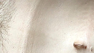 Close-up Fucking of a Stepmom-milf with a Hairy Pussy and a Cumshot