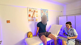 Real UK Nurse Blows Me in Clinic!