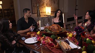 Scarlett Alexis and Hime Marie having a wild sex party