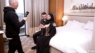 Muslim doll with big boobs Aaliyah Yasin rammed by huge boner
