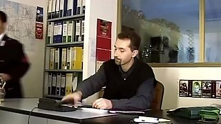Retro Euro Threesome: Nun Takes Double Penetration & Cum in Mouth - Renato, Demi Blue, Cony Ferrara